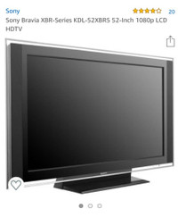 Sony Bravia KDL 52 XBR4 TV