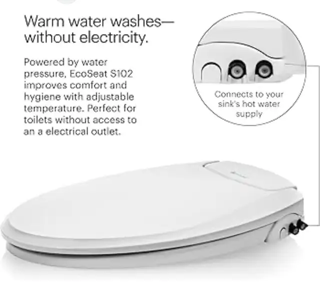 Brand New Brondell Swash CL99 Non-Electric Bidet Toilet Seat in Plumbing, Sinks, Toilets & Showers in Calgary - Image 3