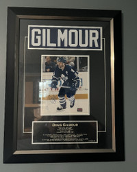 Doug Gilmour Signed Framed Photo LIMITED EDITION