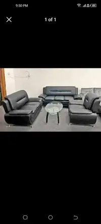 3+2+1 Comfortable Leather Seating for Family and Friends