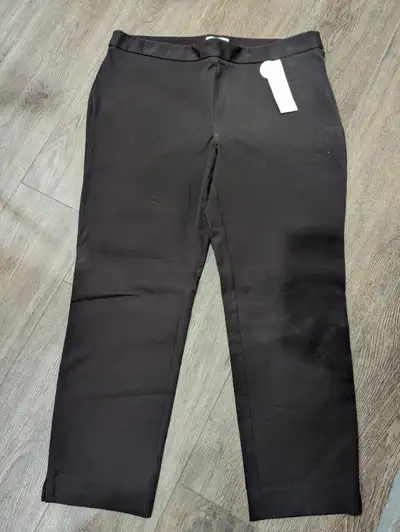 Women Charter Club Pants Modern Fit 14 Petite Chocolate Brown, View more