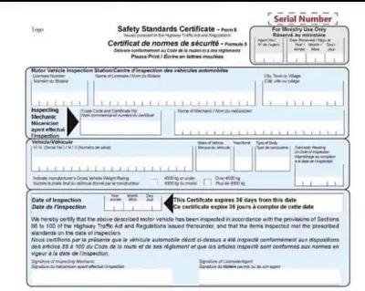 647-770-5874 car safety pass guranteed