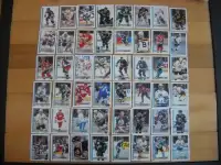 58 cartes de hockey de 1992
