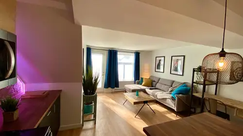 Disponible le 1 novembre. Charmant appartement entièrement meublé et équipé, dans le quartier du Vil...