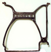 Antique frame from a Singer treadle sewing machine