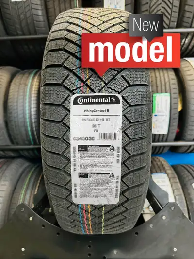 Brand new model for 2025, Continental Viking Contact 8 snow tyres Engineered to achieve a high level...