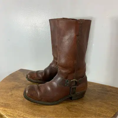 Vintage made in Canada Cowboy leather boots / homme, View more