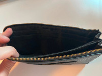 Long Coach wallet wristlet - black