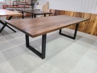 Just built! Reclaimed elm dining table!