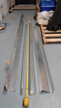 Galvanized metal profiles 5,8,10 ft - over 50% OFF, NEW.