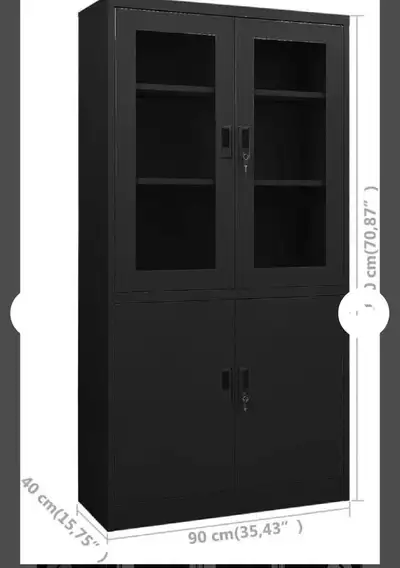 vidaXL Office Cabinet Filing Cabinet Metal Cabinet Universal Cab, View more