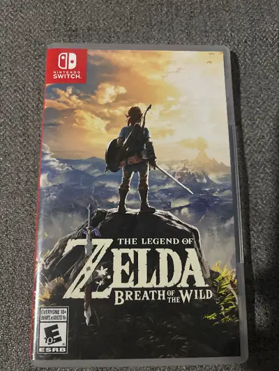 Nintendi switch Zelda breath of the wild 60$ dans sa boîte, View more