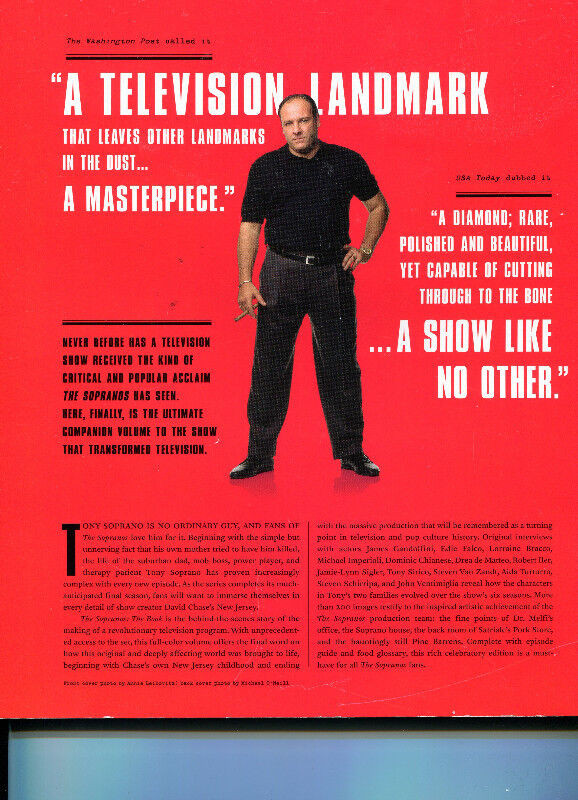 SOPRANOS – THE BOOK * SPECIAL COLLECTOR’S EDITION in Non-fiction in North Bay - Image 3