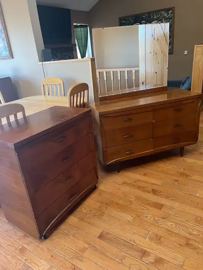 vintage dresser set with mirror, View more
