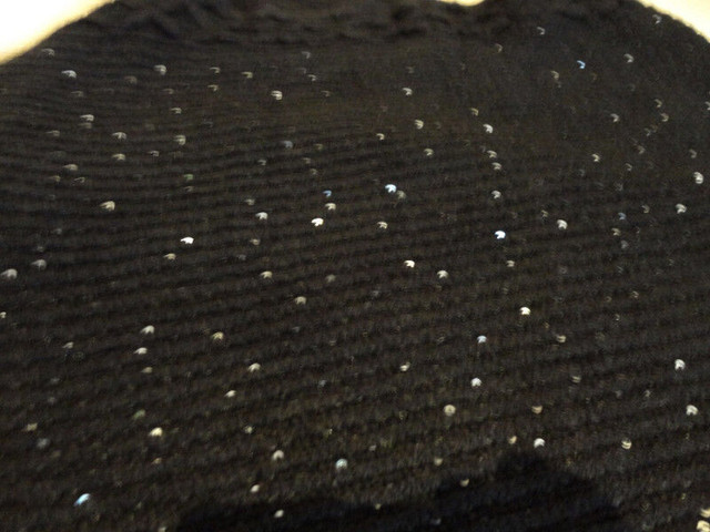Black with Silver Sequins Lovely Large Shoulder Shawl Poncho in Women's - Other in Kitchener / Waterloo - Image 2