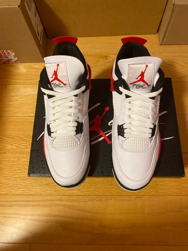 Jordan 4 Red Cement  in Men's Shoes in Markham / York Region - Image 4