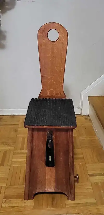 Antique Great Condition 8" Wide x 31.5" Height Opens on top and at the side Price is Firm Smoke free...