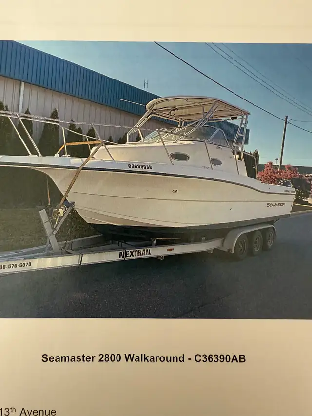2003 Seamaster 2800WA charter boat in Powerboats & Motorboats in Edmonton - Image 2