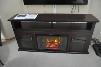 Komodo Surrey 64.5" Fireplace TV Stand – 1400W Heater + Remote, View more