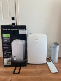 LG Portable Air Conditioner 10.000BTU/hr Barely Used