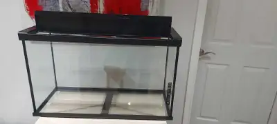 aquarium 30 gallons plus de 150$ en produits et décoration , View more