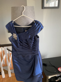 Mother of bride Dress navy, size 10