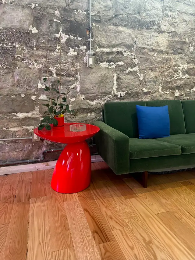 Upholstered Teak Sofa in Couches & Futons in City of Toronto - Image 4