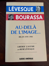 Livre signé par René Lévesque , Au-delà de l'image.