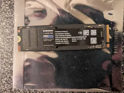 Samsung 990 EVO 1TB NVMe M.2 SSD, View more