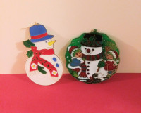 Snowman Suncatcher Decorations