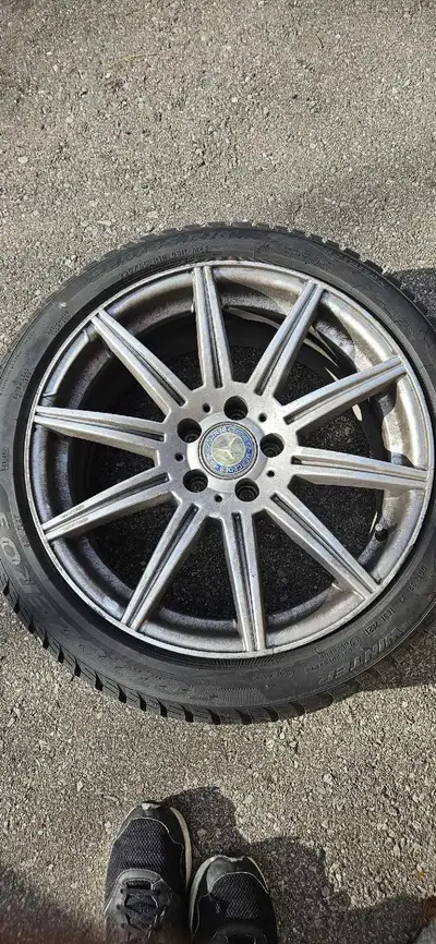 Hello I am selling my Rims with tires as is. Please note that 1 tire is damaged and requires to be r...