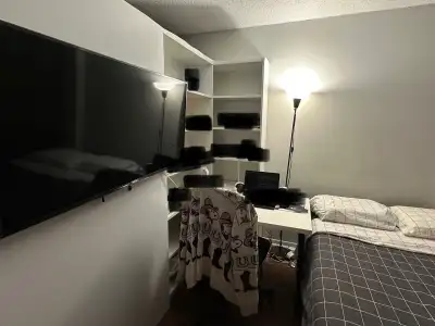 One-month short-term rental, male only. Fully furnished private bedroom with TV, all utilities inclu...