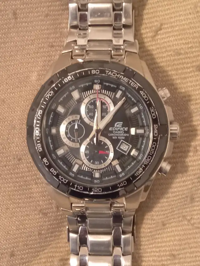 CASIO EDIFICE CHRONOGRAPHER in 10/10 EXCELLENT CONDITION63406571261697121