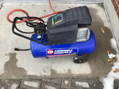 Selling a used 8 gallon Campbell Hausfeld air compressor. Unit is in very good condition with minima...