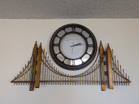 Wall clock and decoration