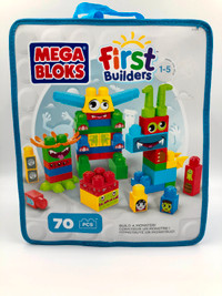 Mega Bloks: First Builders Build A Monster 70+ pc Set