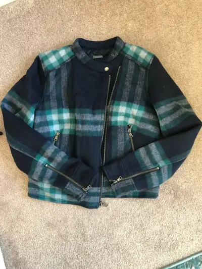 NEW! The Gap Wool Moto Bomber Jacket - Size Small, View more
