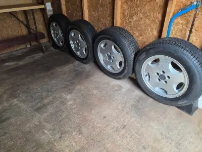 VW Golf Tires & Rims Tires are brand new summers run around town for half of the summer. Rims also i...