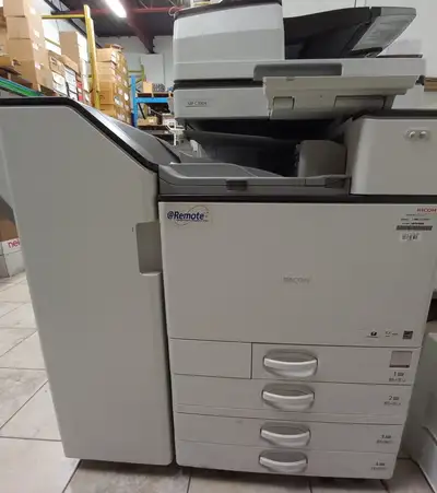 Ricoh MP C4504 35PPM Office Commercial Color Copier Laser Printer Scanner, 11X17, 12x18 With Duplex,...