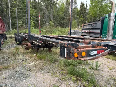 Superior wood trailer. Located in red Lake Ontario
