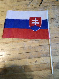 NEW 17X12" SLOVAKIA DESK FLAG