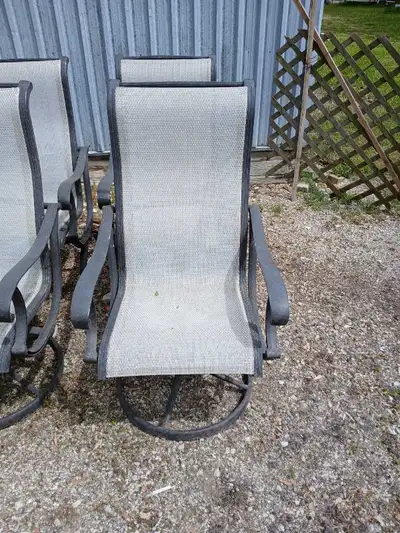 lawn  chairs aluminium high back 6, View more