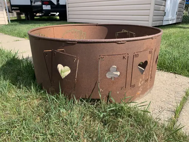 Fire Pit Ring with Poker Design in BBQs & Outdoor Cooking in Red Deer - Image 4
