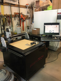 New - CNC Router table with dust collection boot,  220v spindle