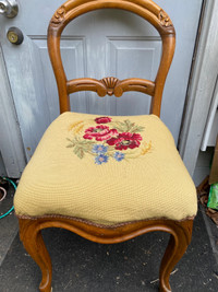 Antique Needle-Point Chairs **New Price**