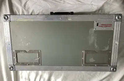 Small, heavy road case Locally made by Production Case Company in Ottawa. Exterior: 23” W x 12” D x...