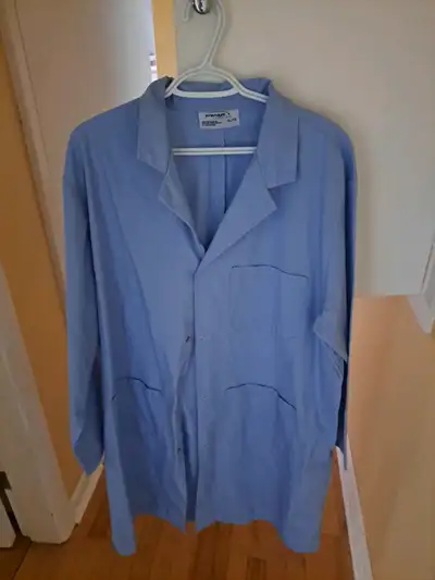 New XL blue lab coat, View more