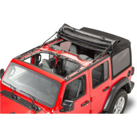 Jeep wrangler 4 door JL (2018+) Premium Twill fabric soft Top