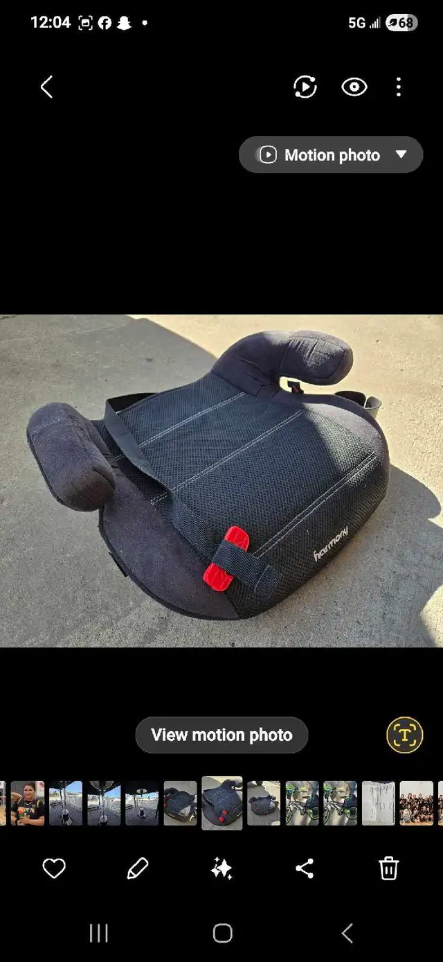 Harmony Booster Seat in Strollers, Carriers & Car Seats in Edmonton - Image 3