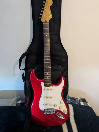 2010 Squier CV 60s Strat  Candy Apple Red beauty.(firm price), View more